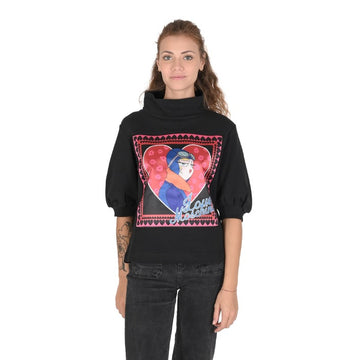 Love Moschino Women's Sweatshirt BLACK