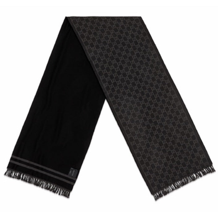 Gucci Men's Scarf 33x180 Black