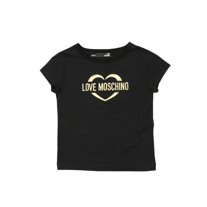 Love Moschino Womens T-Shirt BLACK