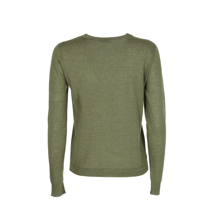 Crown of Edinburgh Cashmere Long Sleeve GREEN LETTER A
