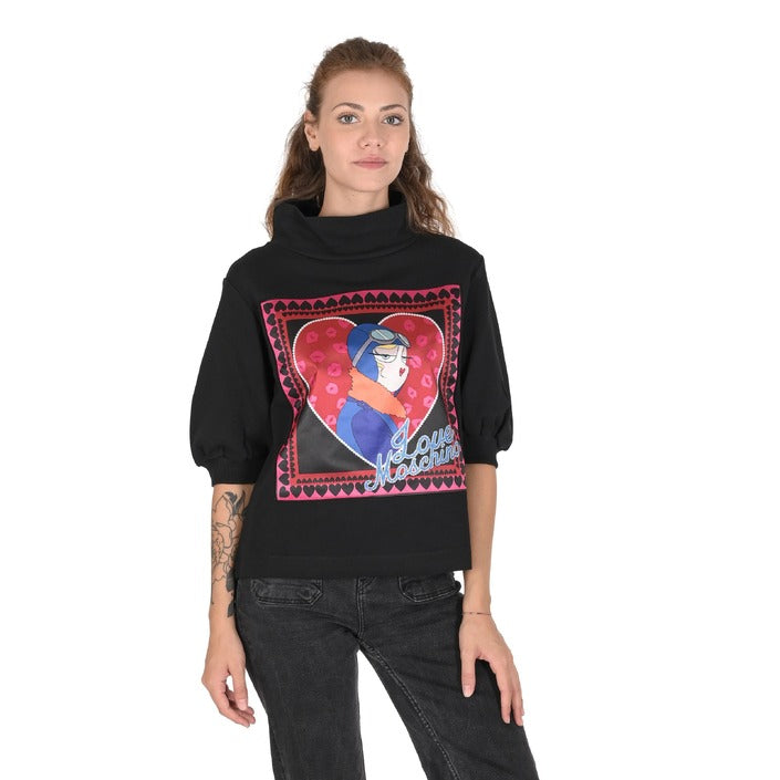 Love Moschino Women's Sweatshirt BLACK