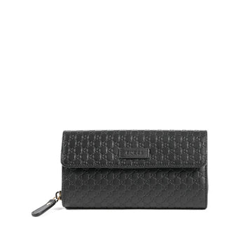 Gucci Guccissima leather wallet with zip