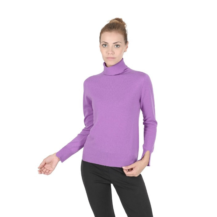 Crown of Edinburgh Cashmere Women's Turtleneck Sweater LAVENDER