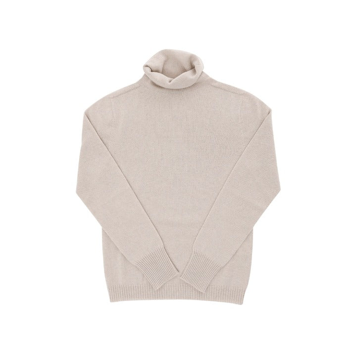 Crown of Edinburgh Cashmere Women's Turtleneck Sweater TAUPE