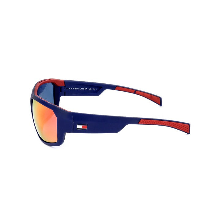 Tommy Hilfiger Men's Sunglasses MATTE BLUE RED