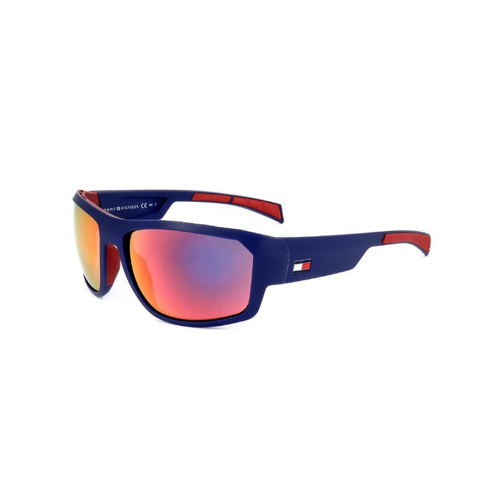 Tommy Hilfiger Men's Sunglasses MATTE BLUE RED