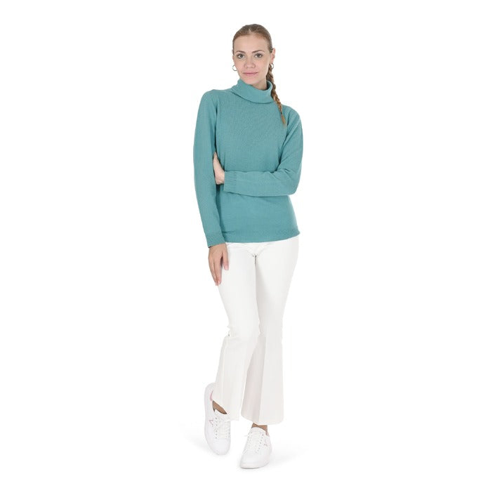 Crown of Edinburgh Cashmere Women's Turtleneck Sweater JADE