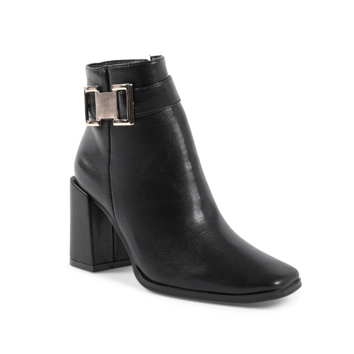 19V69 ITALIA by VERSACE Women's Ankle Boot Black NERO