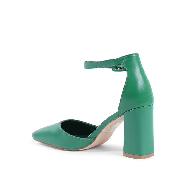 19V69 ITALIA by VERSACE Women's Ankle Strap Pump Green VERDE