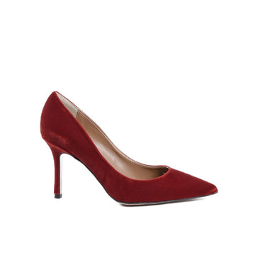 19V69 ITALIA by VERSACE Women's Pump Red VELLUTO GRANATA