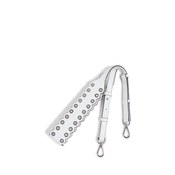 Michael Kors Women's Giutar Strap Bag OPTIC WHITE