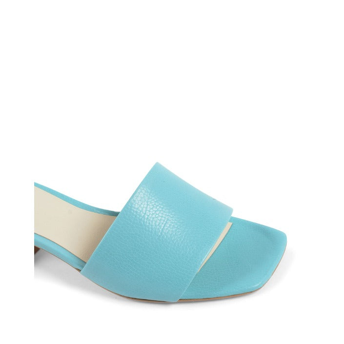 19V69 ITALIA by VERSACE Women's Sandal Light Blue NEPER VIT. BOT. TURCHESE
