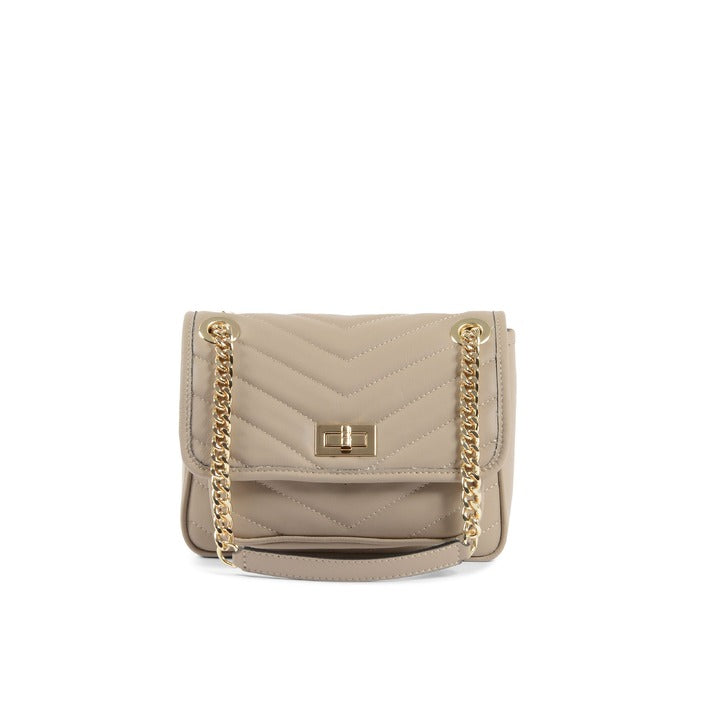 V Italia by VERSACE Women's Handbag Beige SAUVAGE MARMO