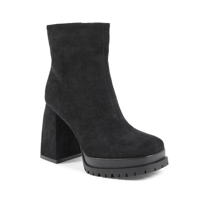 19V69 ITALIA by VERSACE Women's Ankle Boot Black NERO