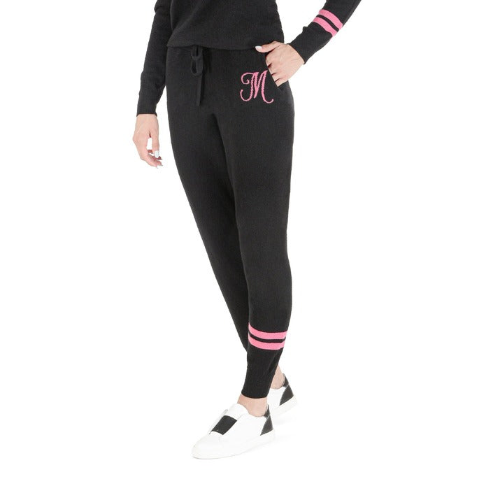 Crown of Edinburgh Cashmere Track Pants MORNINGSIDE BLACK M