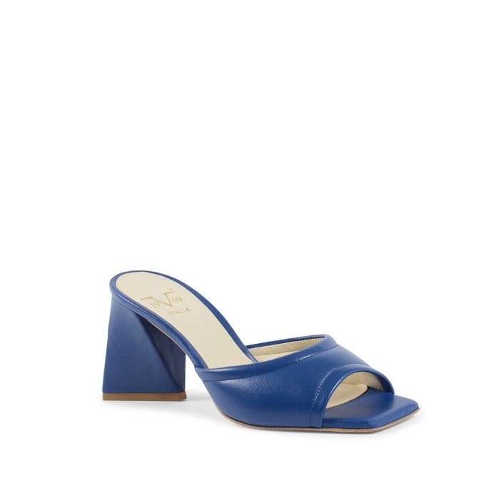 19V69 ITALIA by VERSACE Women's Sandal Blue SIMONA NAPPA BLU