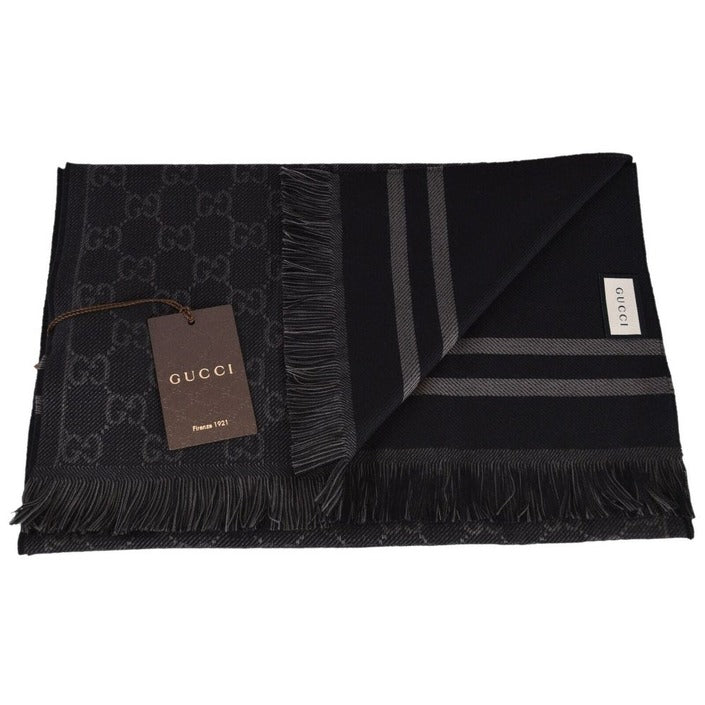 Gucci Men's Scarf 33x180 Black