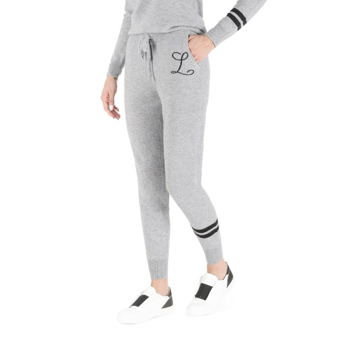 Crown of Edinburgh Cashmere Track Pants MORNINGSIDE GREY L