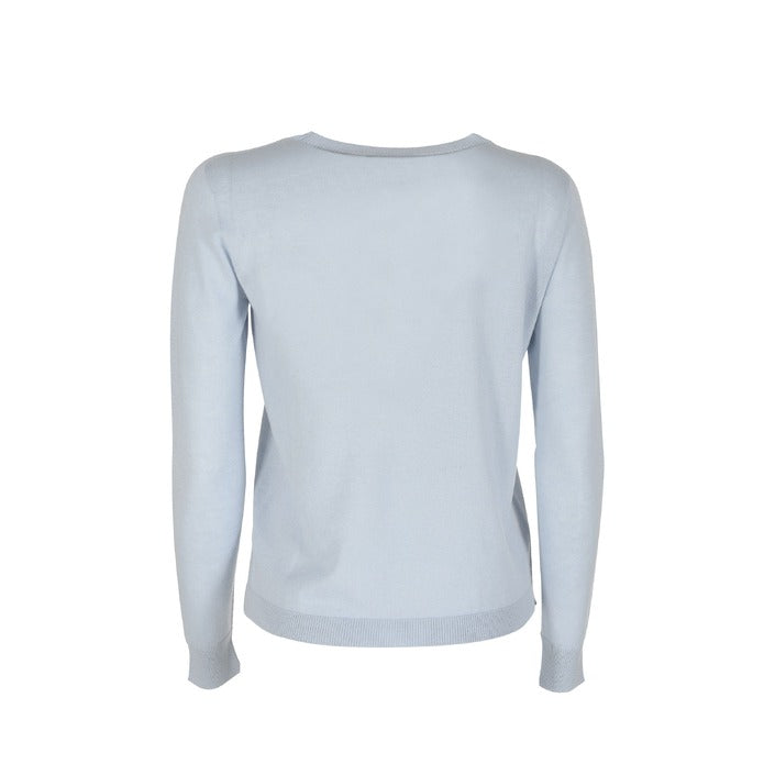 Crown of Edinburgh Cashmere Long Sleeve LIGHT BLUE LETTER J