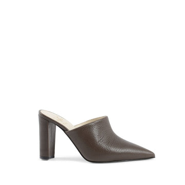 19V69 ITALIA by VERSACE Women's Mule Sandal Dark Brown CRAZY GRAIN ARGILLA