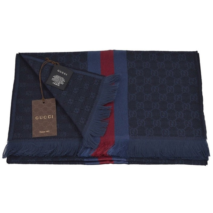 Gucci Men's Scarf 35x180 Blue