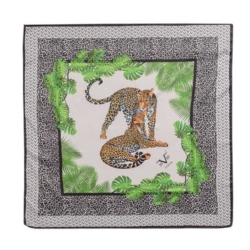 19V69 ITALIA by VERSACE Women's Foulard Multicolor LEOPARD