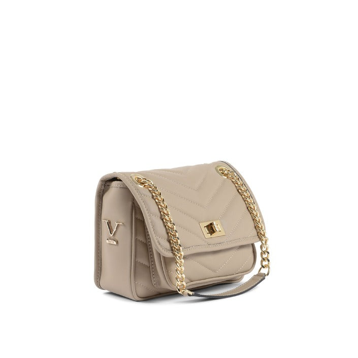 V Italia by VERSACE Women's Handbag Beige SAUVAGE MARMO