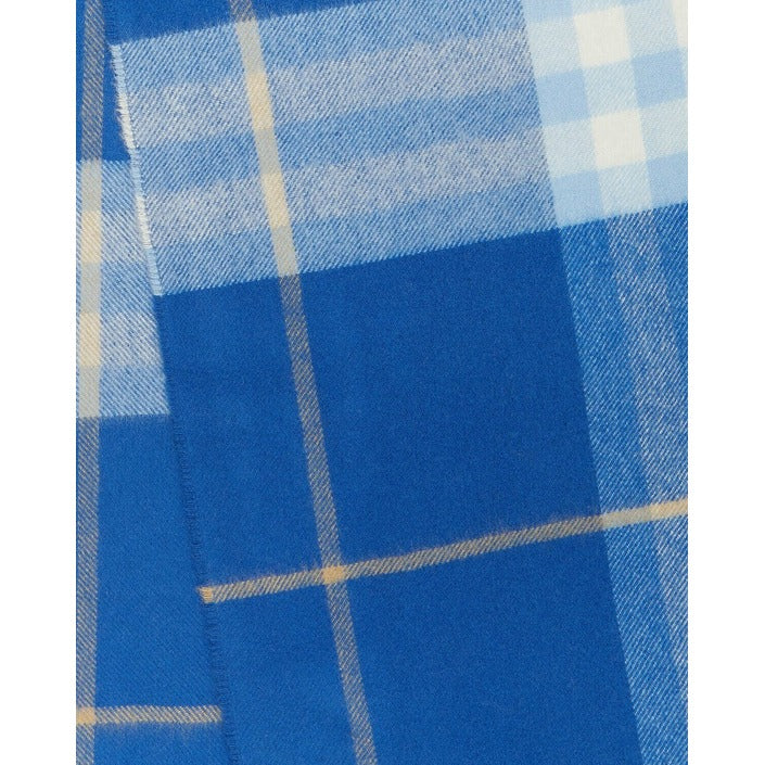 Burberry Men's Scarf 168x30 cm Blue Check
