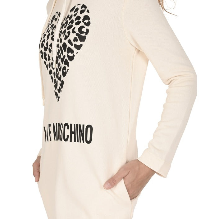 Love Moschino Women's Dress CREAM WHITE