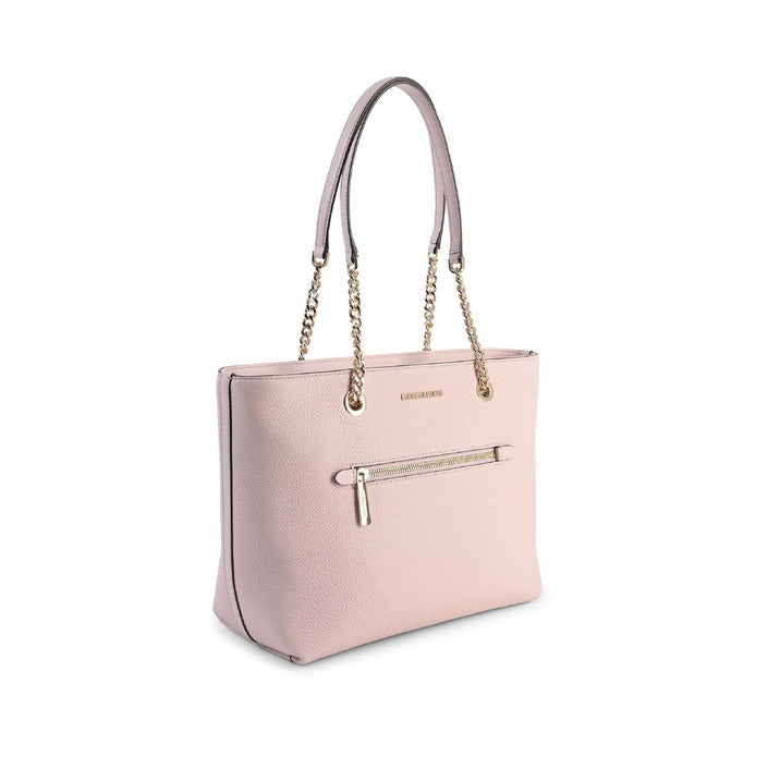 Michael Kors Medium front zip Chain Tote Bag POWDER BLUSH
