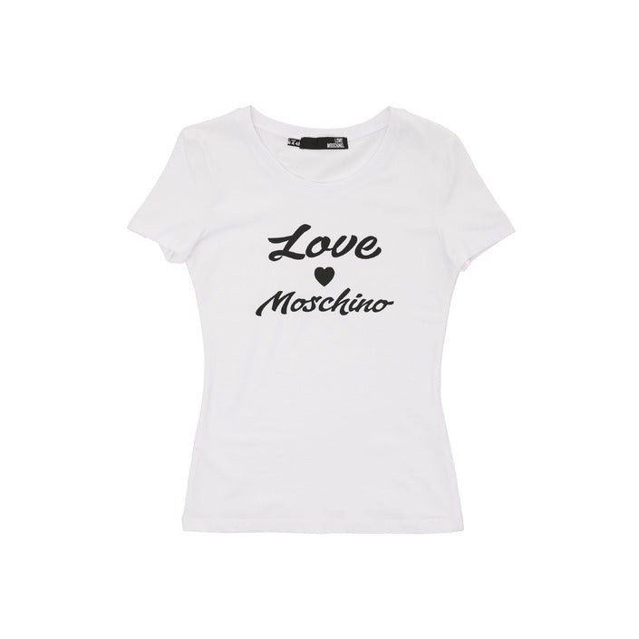 Love Moschino Women's T-Shirt OPTICAL WHITE