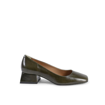 19V69 ITALIA by VERSACE Women's Heeled Ballerina SOFIA NAPLACK VERDE BOTTIGLIA