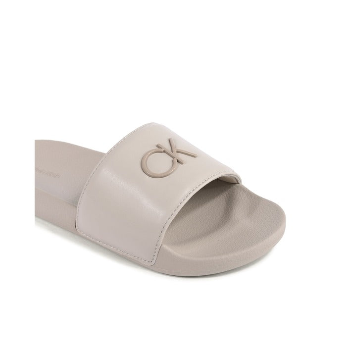 Calvin Klein Women's Slide Beige