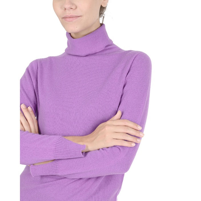Crown of Edinburgh Cashmere Women's Turtleneck Sweater LAVENDER