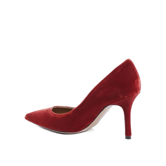 19V69 ITALIA by VERSACE Women's Pump Red VELLUTO GRANATA