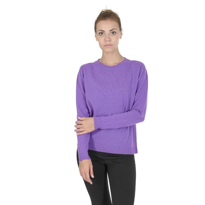 Crown of Edinburgh Cashmere Women's Round Neck Sweater LAVENDER