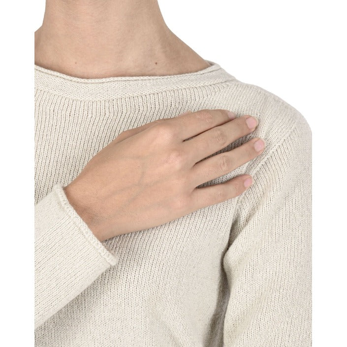 Crown of Edinburgh Cashmere Women's Boat Neck Sweater CREAM