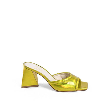 19V69 ITALIA by VERSACE Women's Sandal Yellow SIMONA KID BOTT GIALLO