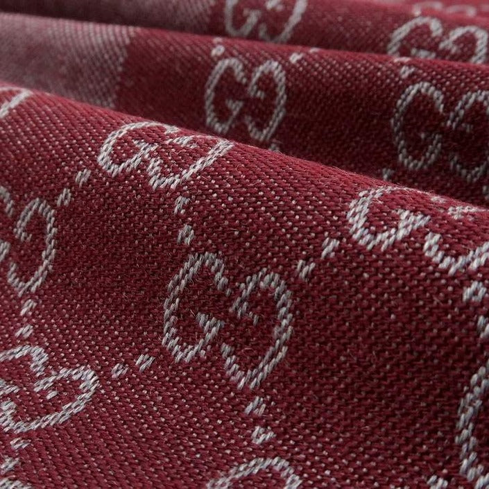 Gucci Men's Scarf 40x180 Burgundy