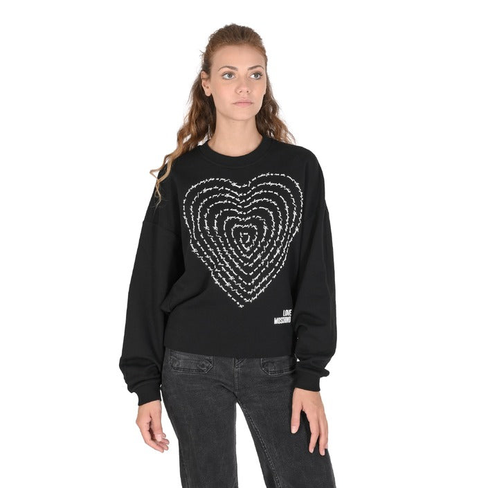 Love Moschino Women's Sweatshirt BLACK