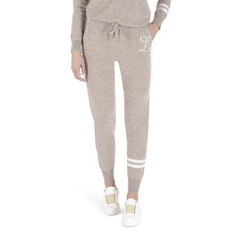 Crown of Edinburgh Cashmere Track Pants MORNINGSIDE CAMEL L