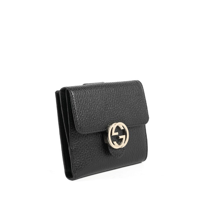 Gucci - Gucci Leather Interlocking small wallet