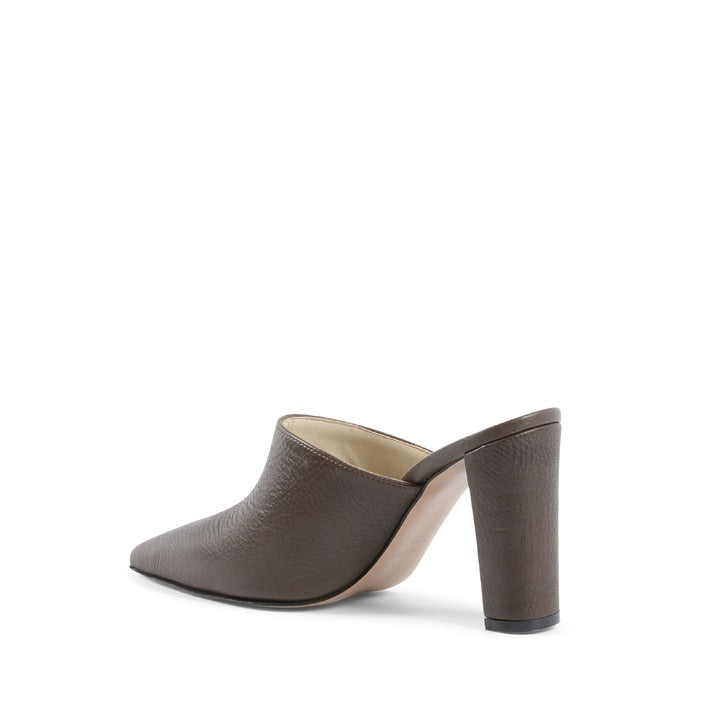 19V69 ITALIA by VERSACE Women's Mule Sandal Dark Brown CRAZY GRAIN ARGILLA