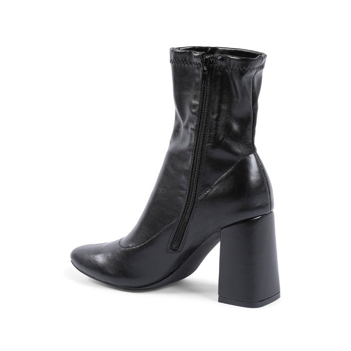 19V69 ITALIA by VERSACE Women's Ankle Boot Black NERO