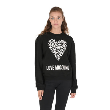 Love Moschino Women's Sweatshirt BLACK