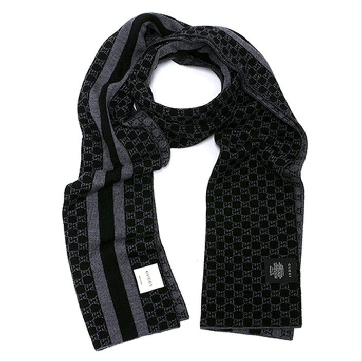 Gucci Men's Scarf 30x200 Black