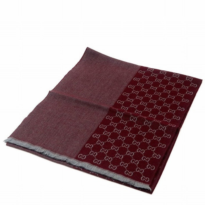 Gucci Men's Scarf 40x180 Burgundy