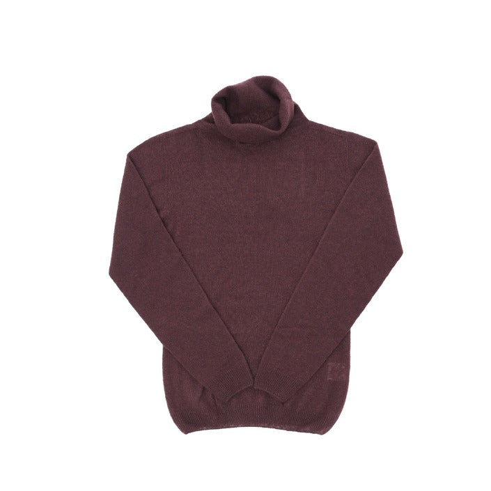 Crown of Edinburgh Cashmere Women's Turtleneck Sweater BORDEAUX