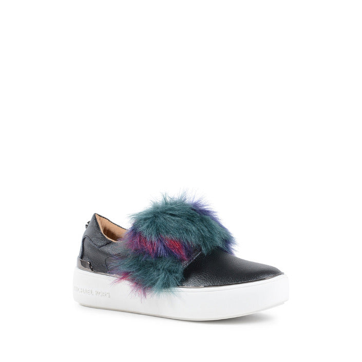 Michael Kors Girls Slip On Sneaker Black ZIA MAVEN TONE BLACK
