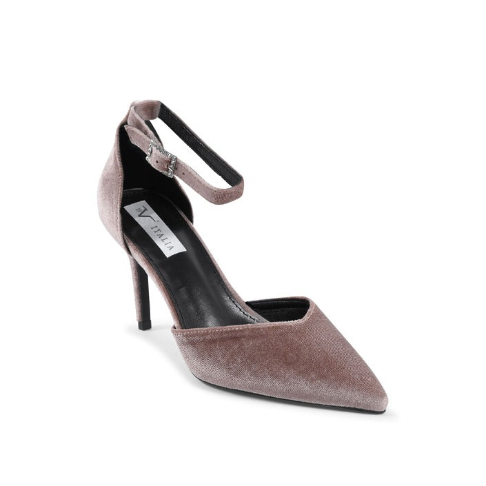 19V69 ITALIA by VERSACE Women's Ankle Strap Pump Beige BEIGE